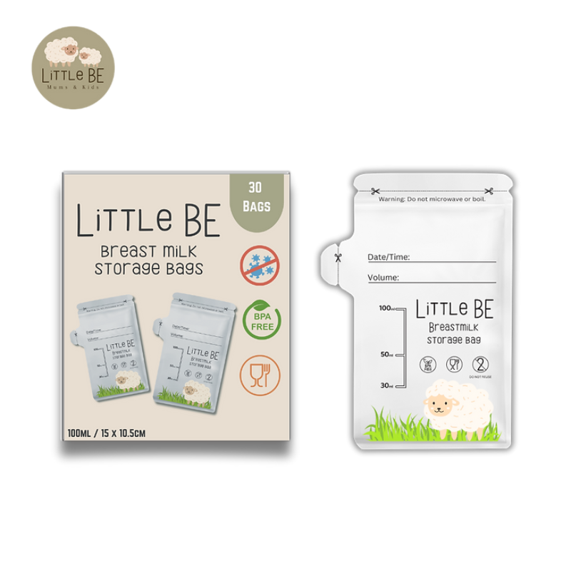 Little BE Breastmilk Storage Bags 100ml