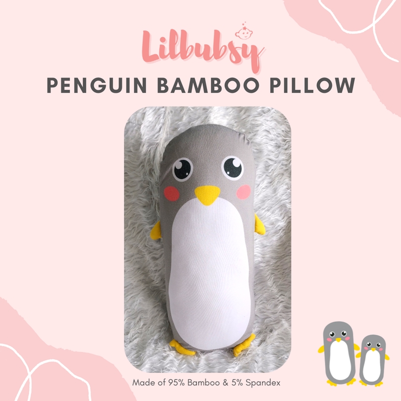 Lilbubsy Penguin Bamboo Pillow