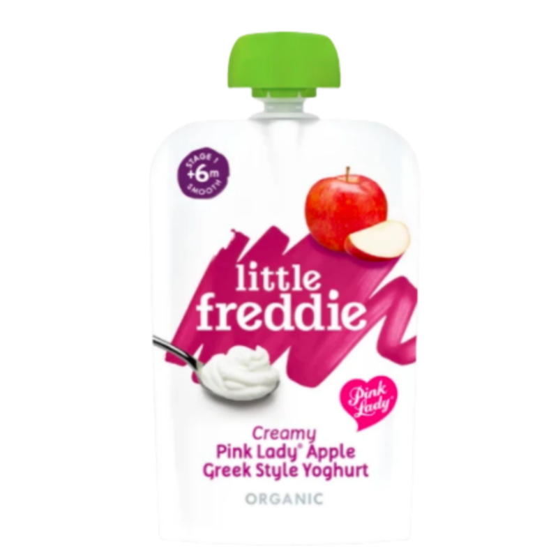 Little Freddie Creamy Pink Lady Apple Greek Style Yoghurt (Bundle of 2)