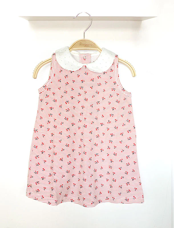 Lagom Kids Cheri Collared Sleeveless A Line Girl Dress