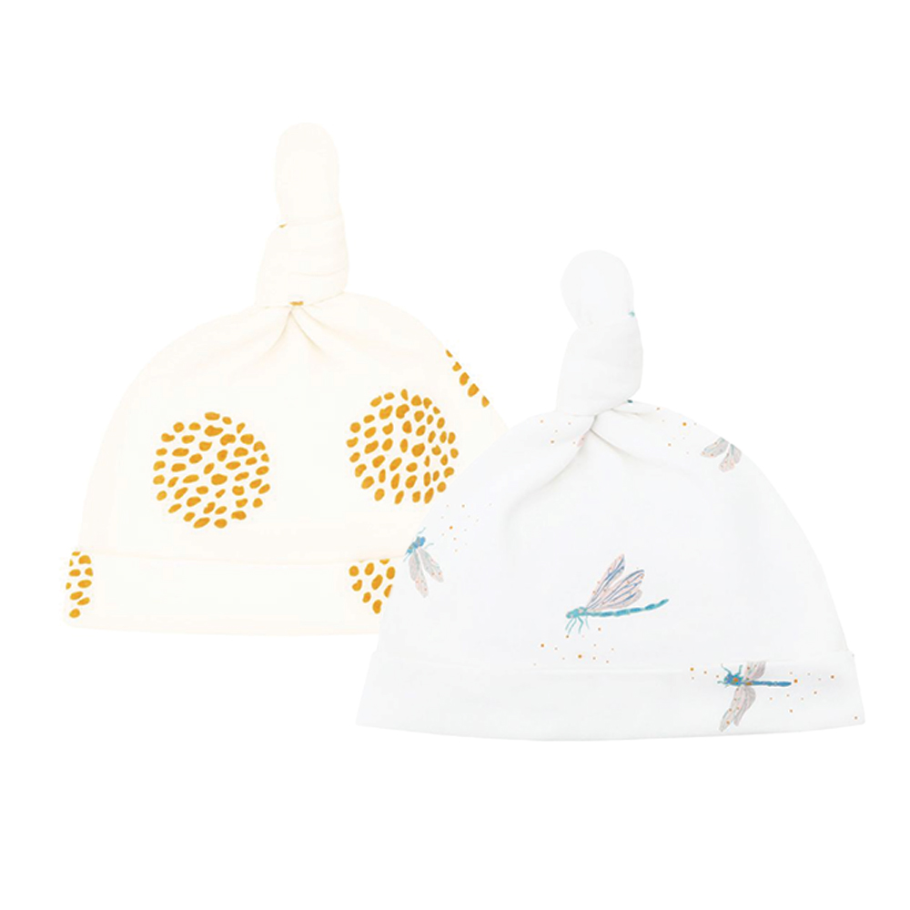 Le Petit Society Baby Organic Knotted Hat Bundle