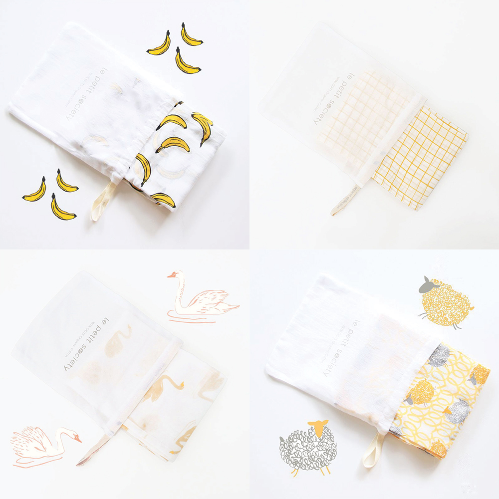 Le Petit Society Newborn Organic Swaddle Bundle