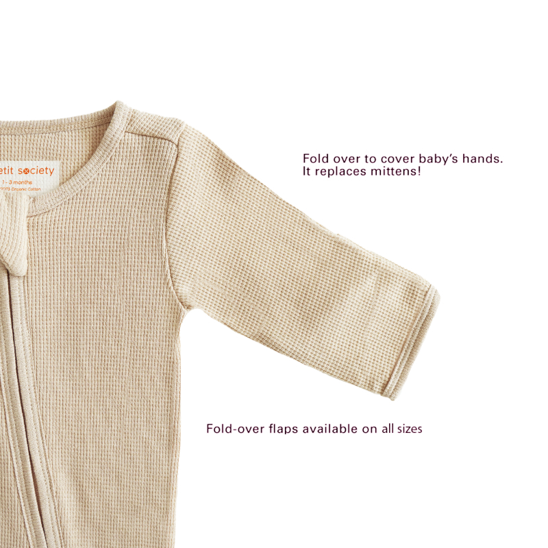 Le Petit Society Baby Organic Zip Sleepsuit Bundle