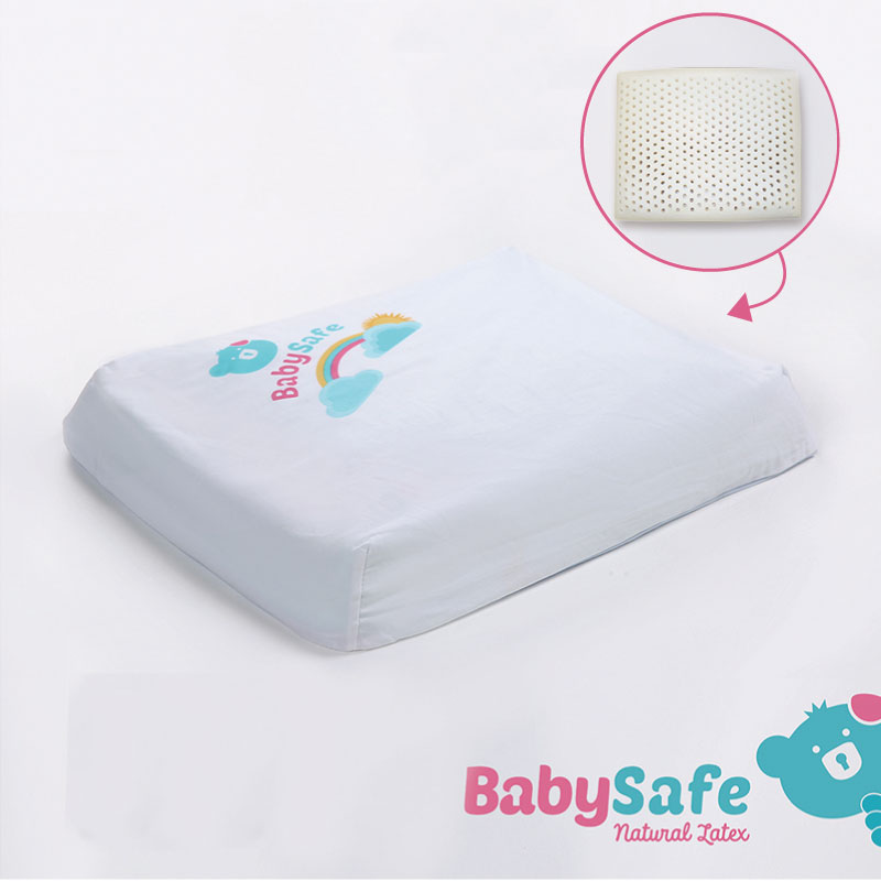 BabySafe Latex Toddler Pillow with 1 case