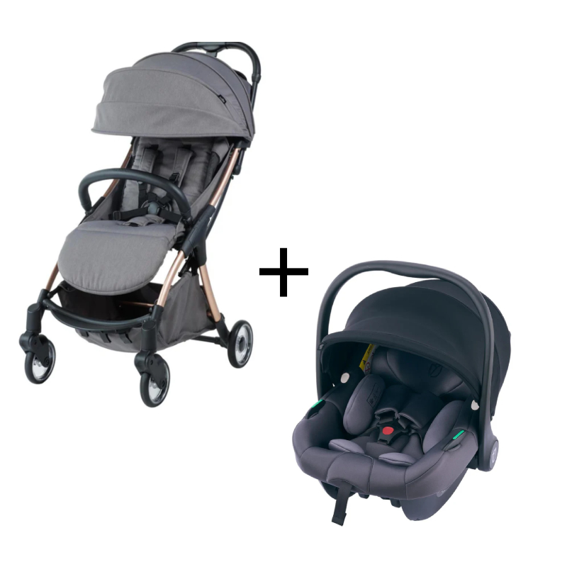 Beblum Navuto+ Auto Fold Stroller (2023 Edition) Travel System Bundle - Beblum Nova