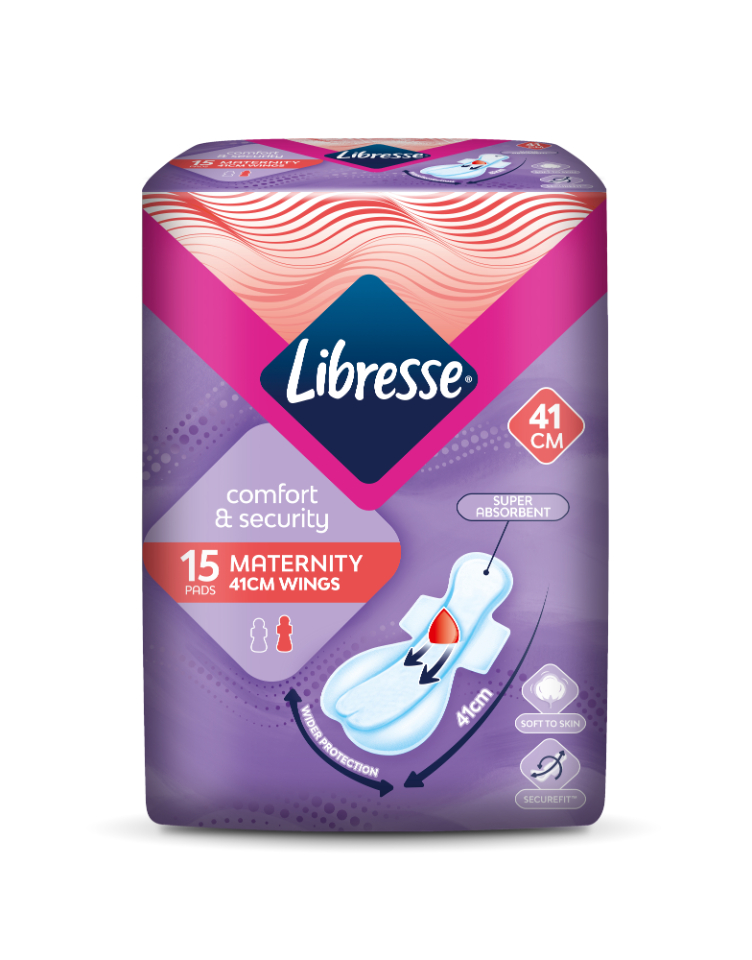 (Bundle of 2) Libresse Maternity Wider Back Night Wings