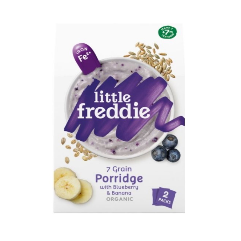 Little Freddie Blueberry & Banana & Grain Porridge (Fe2+)