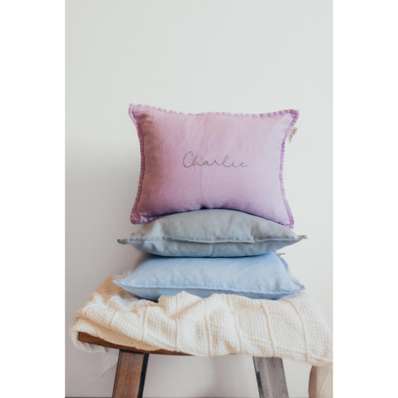 Little Pea Nursery Pillow *Customisable and Incl. Embroidery