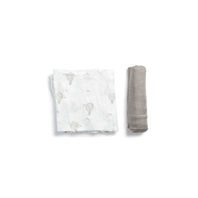 Little Rei 70sq Bamboo Swaddle 2pcs