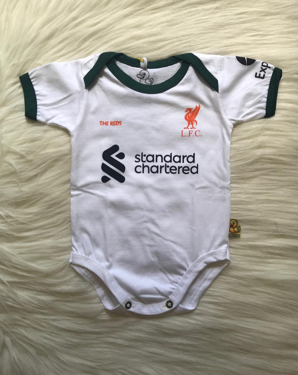 baby-fair Melomoo Baby Football Jumper Liverpool Away Clothing Set