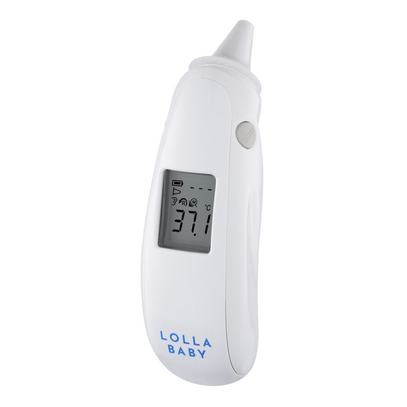 Lollababy In-Ear Thermometer with a box of probe