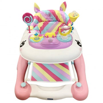 Lucky Baby Yoona Unicorn™ 2 In 1 Baby Walker/Rocker