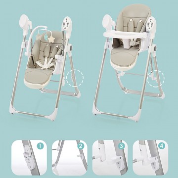 Lucky Baby Winer™ Auto 2 In 1 Swing/Highchair