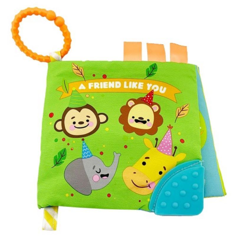 Lucky Baby Discovery Pals™ Smartee™ Teether Book - (Animal)