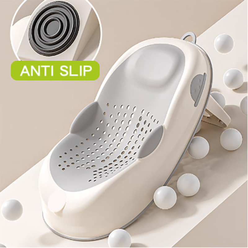 Lucky Baby Galy Collapsible Bath Tub W/Thermometer & Jelly Bath Support