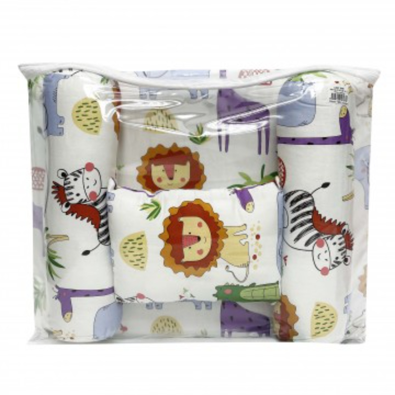 Lucky Baby On The Go Travel Mattress Set Cotton - Assorted Print