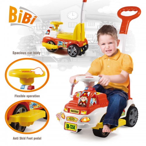Lucky Baby Ride-On Push Car - Fire Fighter