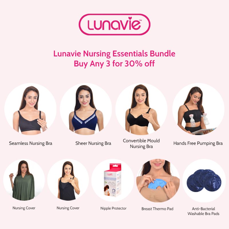 Lunavie Nursing Essential Bundle - Any 3 for 30% OFF (Only Applicable to Lunavie Nursing Essential Bundle and Lunavie Maternity Essential Bundle)