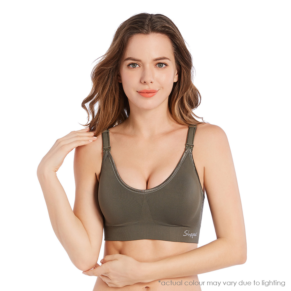 Shapee Luxe Nursing Bra - Olive