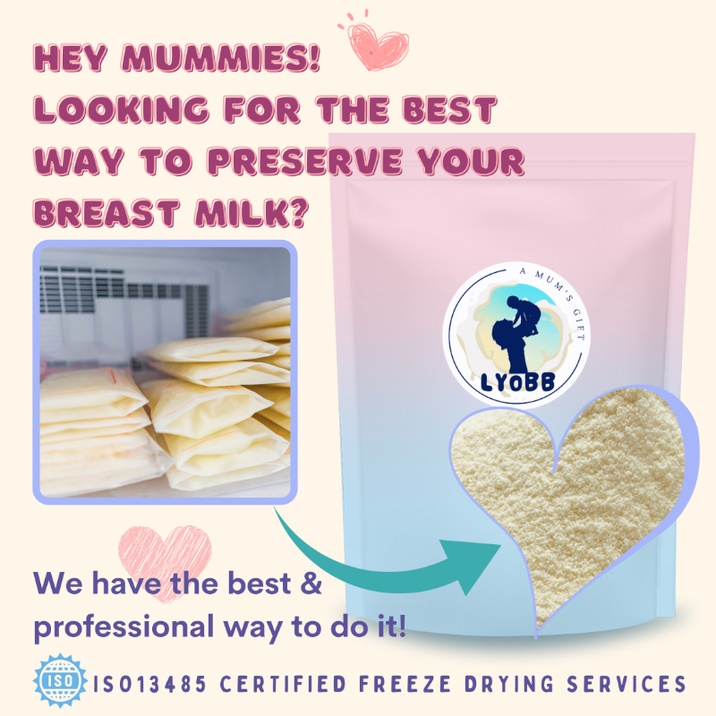 LyoBB Breastmilk Freeze-Drying Services
