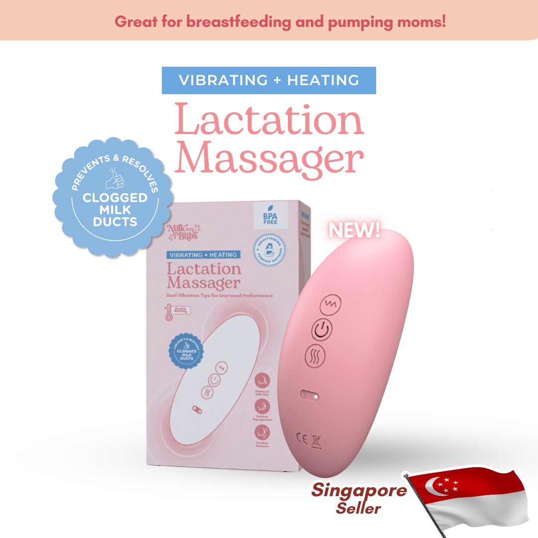 Milk For Bubs Warming Lactation Massager Heating and Vibration Breast Massager Blocked Duct Mastitis