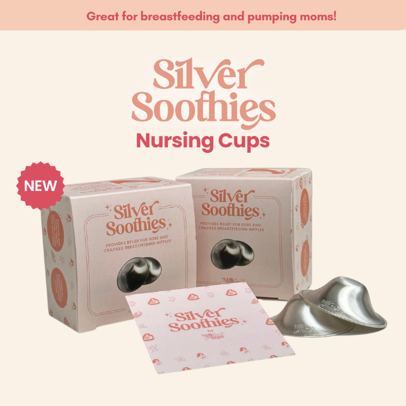 Milk For Bubs Silver Soothies Nursing Cups