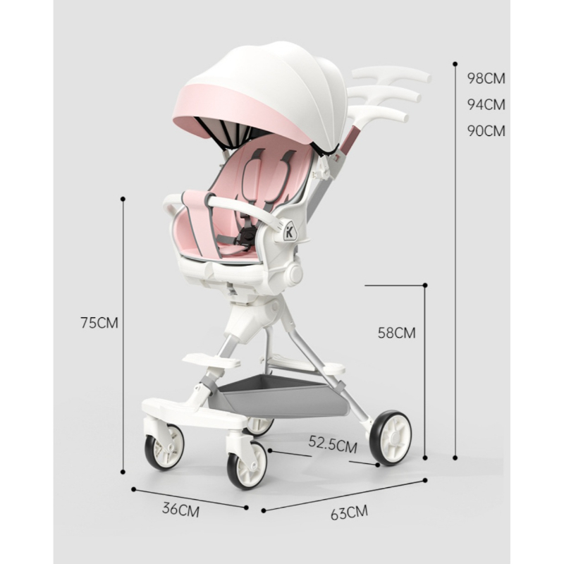 Mummykidz High Profile Baby Carriage Stroller