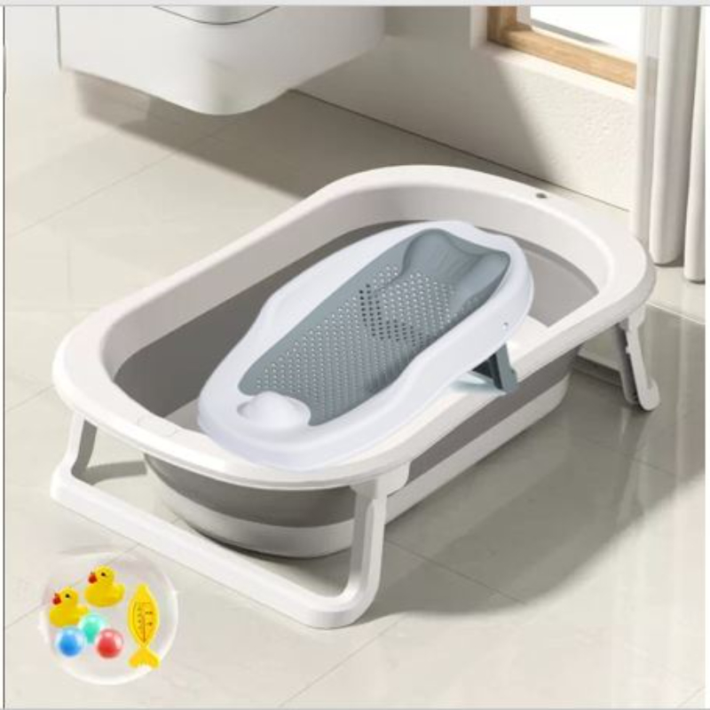 Mummykidz Foldable Bathtub with Jelly Bath Support Stand