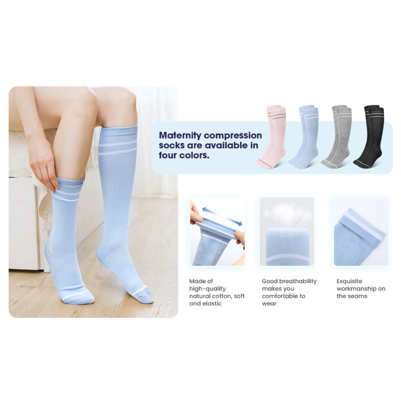 Mummykidz Pregnancy Compression Socks (Random Colour)