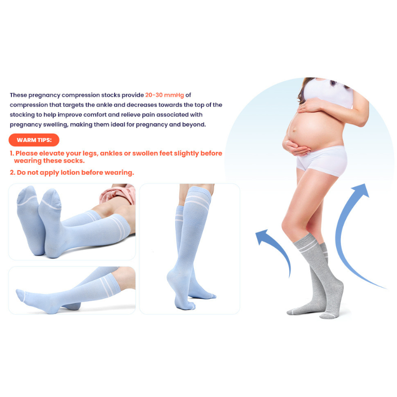Mummykidz Pregnancy Compression Socks (Random Colour)