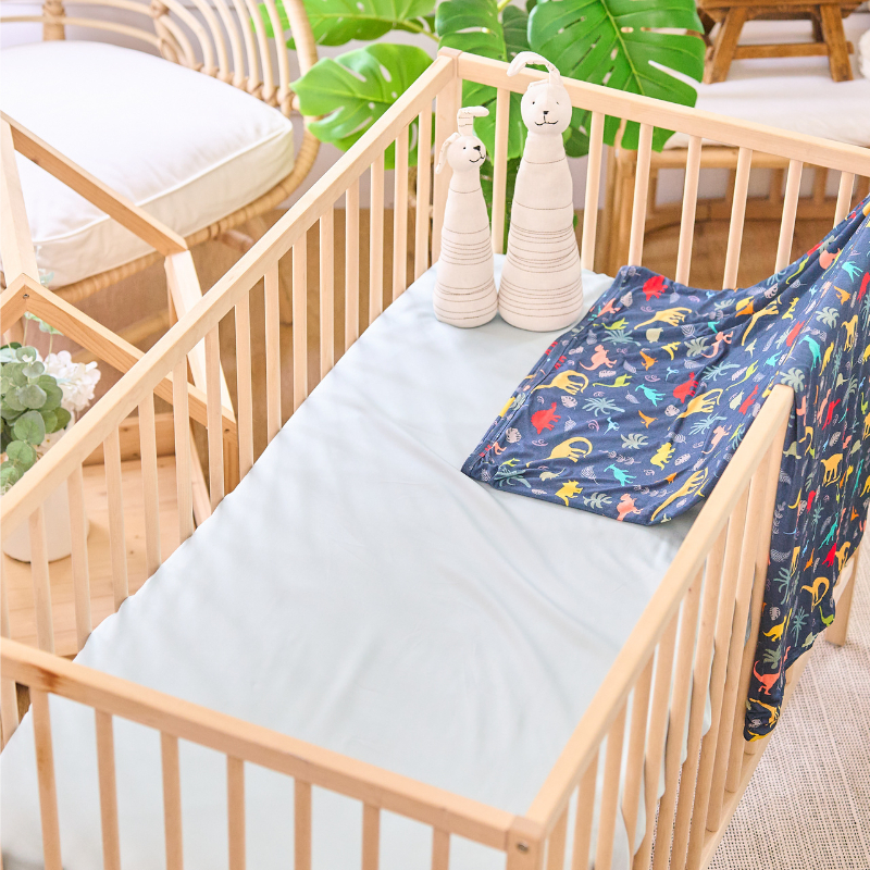 (Bundle of 2) Hello Little Boo Premium Bamboo Lyocell Cot Sheets - Assorted