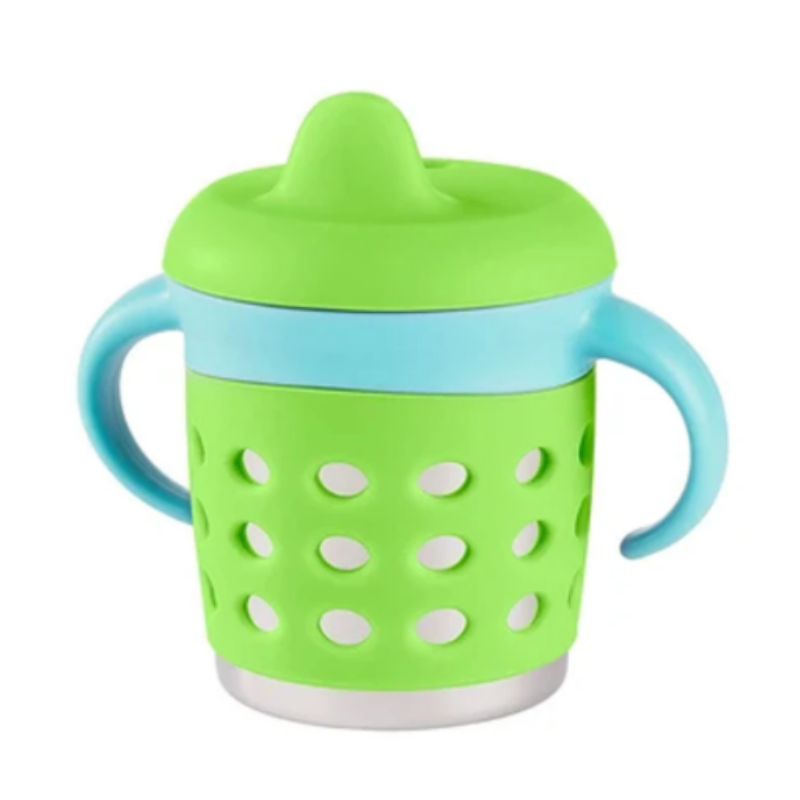 baby-fair Make My Day Adjustable Sippy Cup - Green/Blue