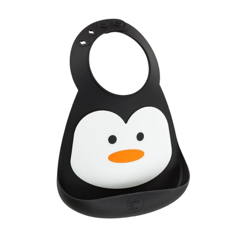 baby-fair Make My Day Bib - Penguin
