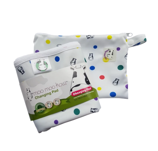 baby-fair Moo Moo Kow Changing Pad - Travel Size 45 x 70cm (Assorted)