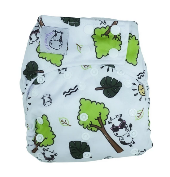 Moo Moo Kow 4 Seasons Collection Cloth Diaper - One Size (Snap)