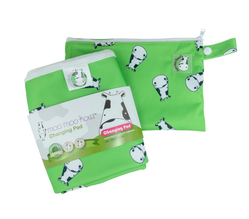 baby-fair Moo Moo Kow Changing Pad - Travel Size 45 x 70cm - Lucky Animals 