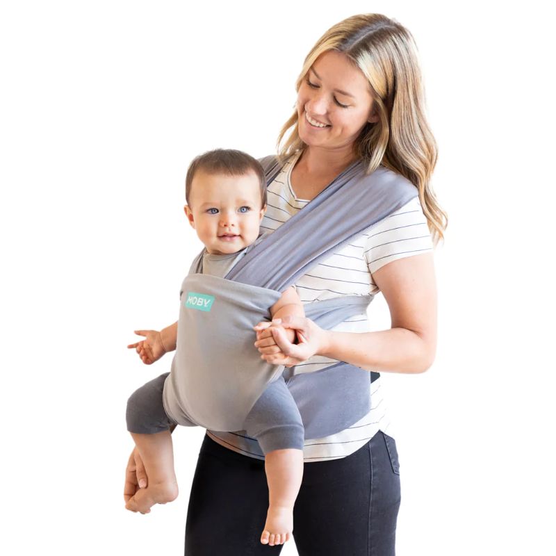 Moby Easy Wrap Carrier - Smoked Pearl
