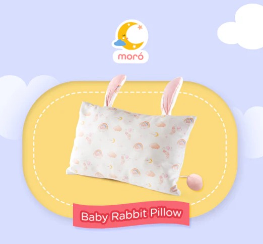 MORO Premium Tencel Buddy Pillow + Case - Rabbit