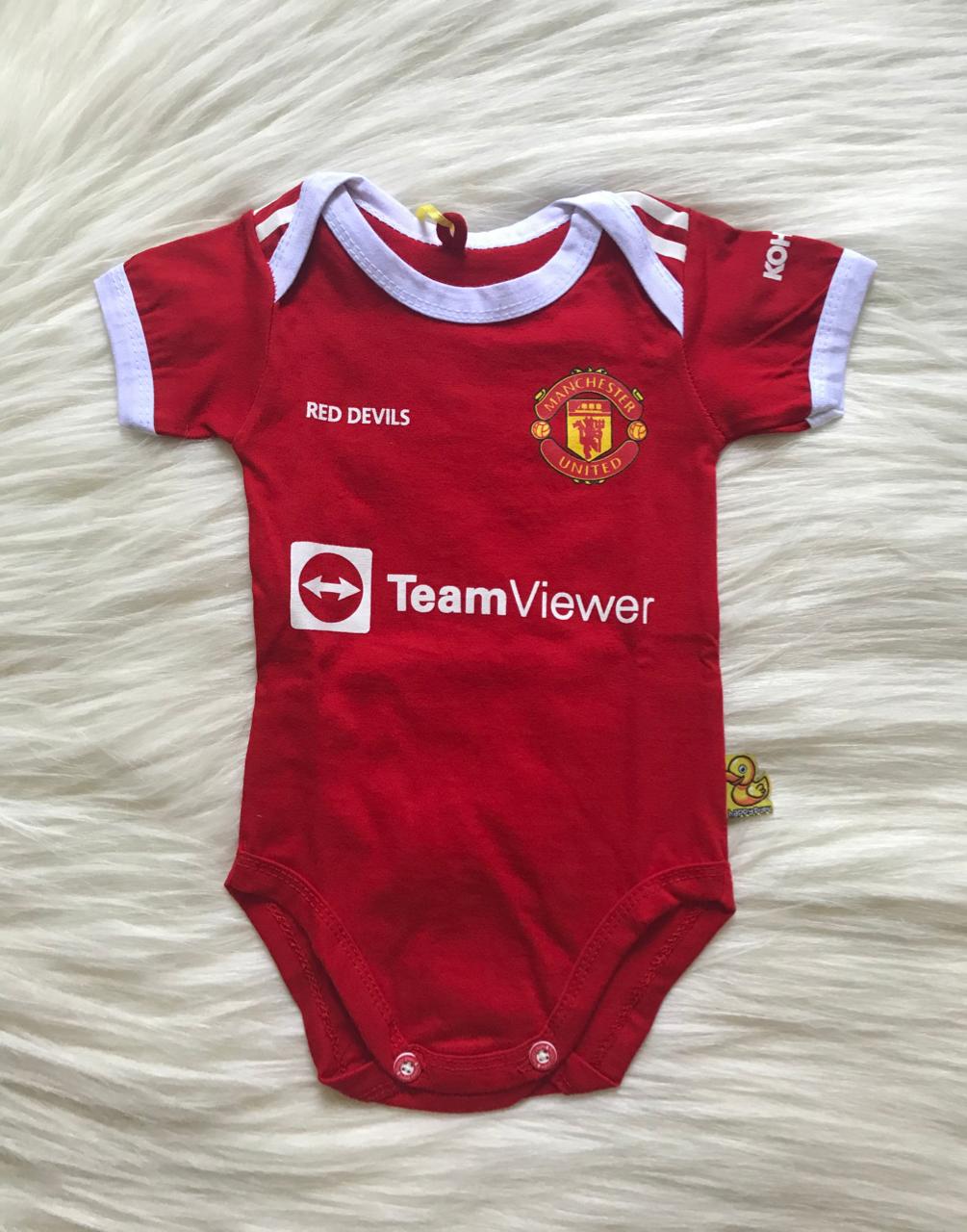 baby-fair Melomoo Baby Football Jumper Manchester United Home Clothing Set