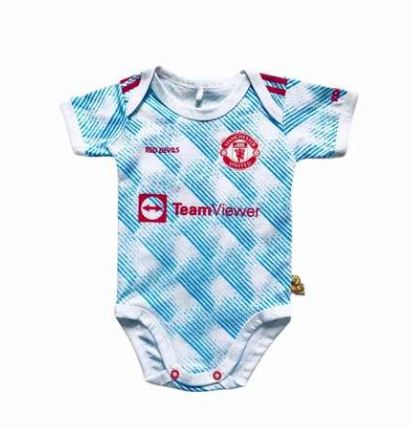 baby-fair Melomoo Baby Football Jumper Manchester United Away Clothing Set