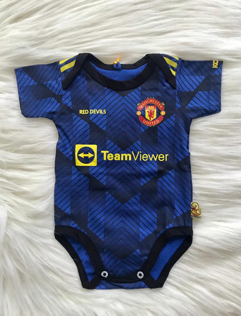 baby-fair Melomoo Baby Football Jumper Manchester United Third Clothing Set