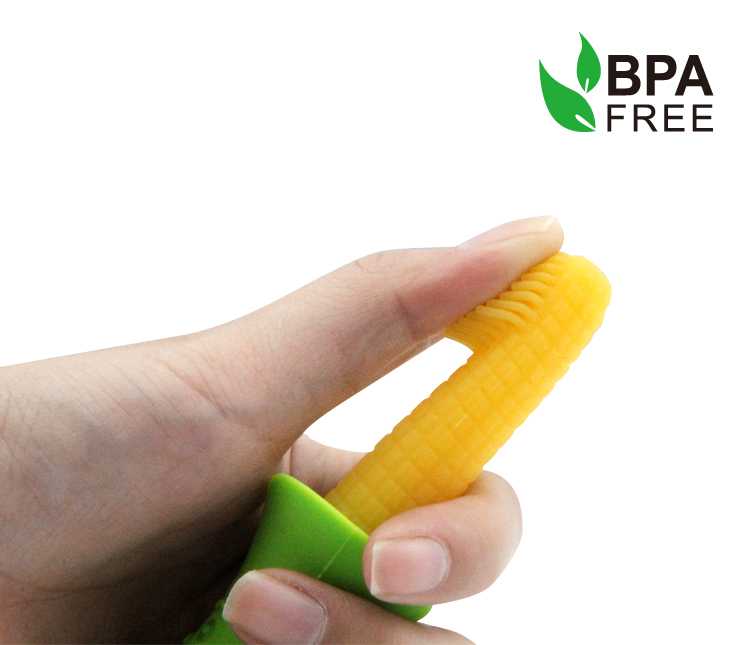 Haakaa Silicone Teething Corn Toothbrush