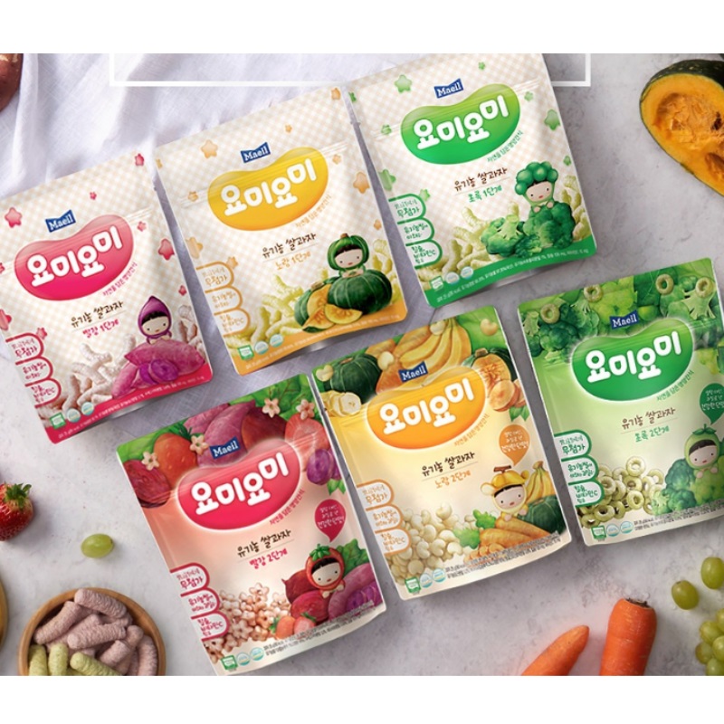 Maeil TWIN PACK DEAL - Organic Rice Snacks Stage 1 (7 months) 