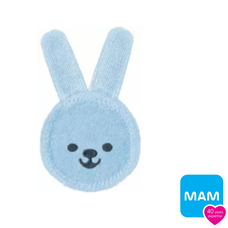baby-fair MAM Oral Care Rabbit, Microfibre Cloth for Cleaning (D255)
