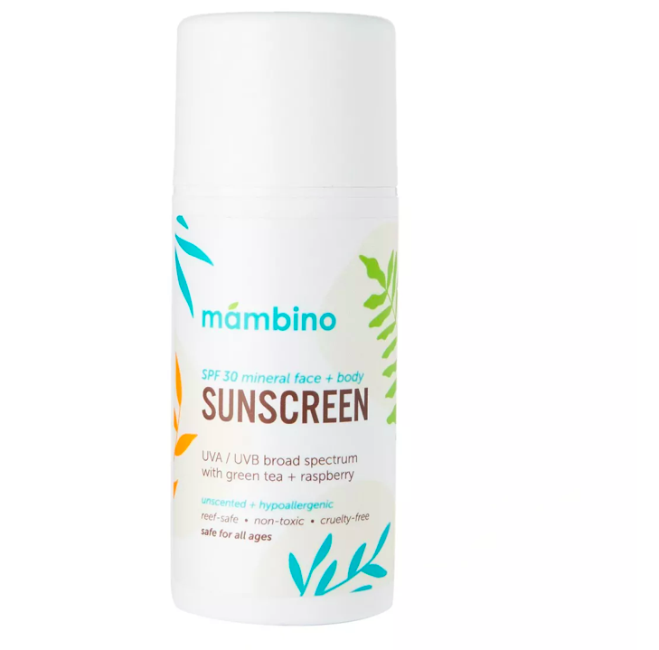 Mambino Organics SPF 30 Pure Mineral Face + Body Sunscreen (100ml)