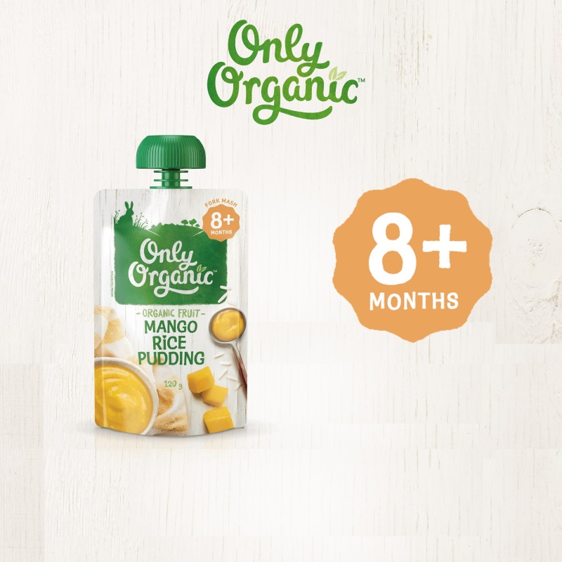 Only Organic Mango Rice Pudding 120G