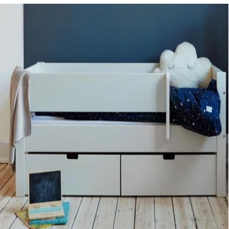 Baby Fair | Manis-h Huxie Kids Bed + Extra Safety Rail