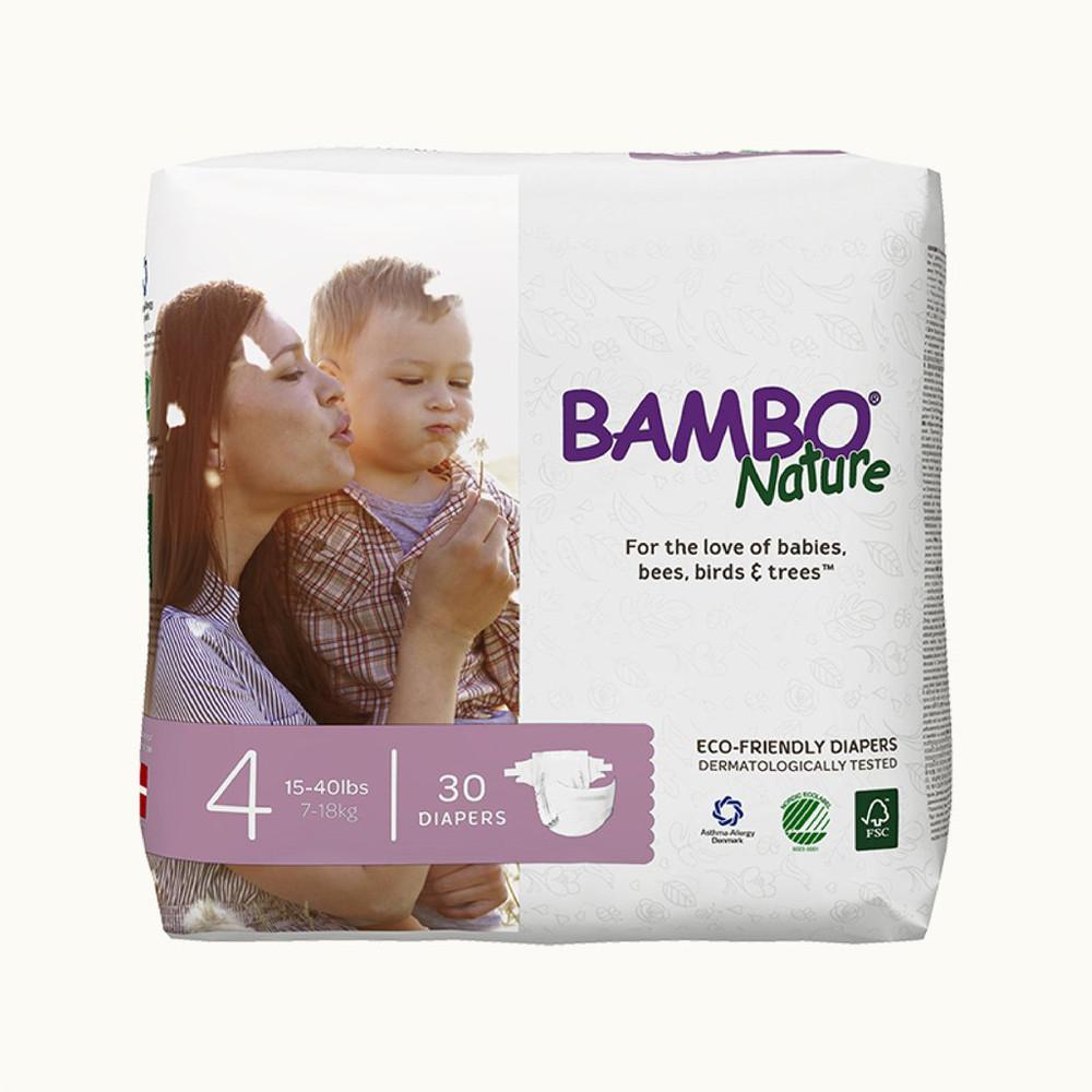 baby-fair Bambo Nature Tape Diapers - Maxi (M) Size 4 (33 pcs)