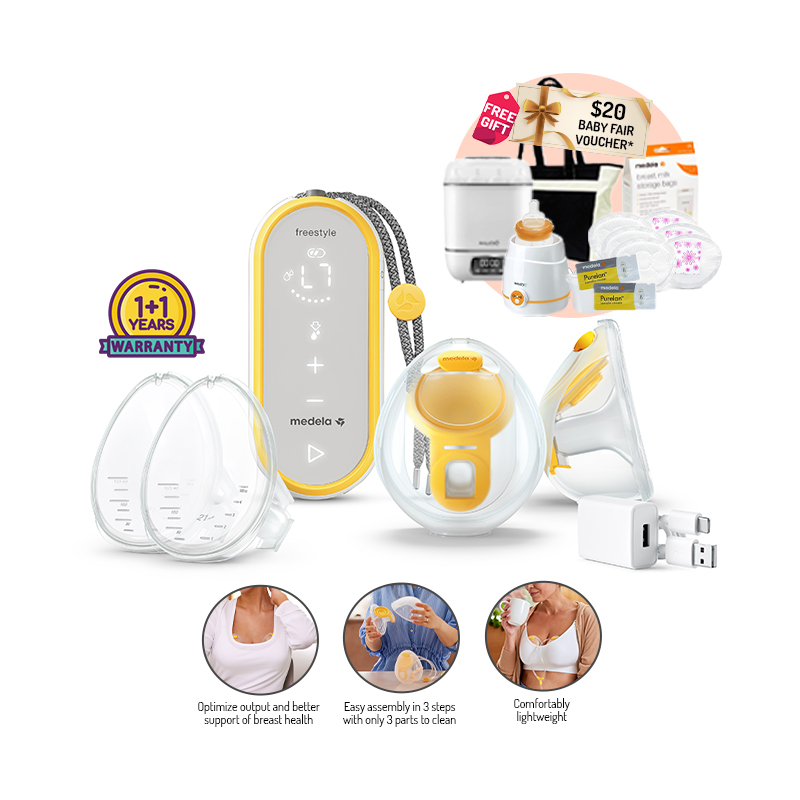 Medela Freestyle Hands Free Double Electric Breastpump Freebies Worth