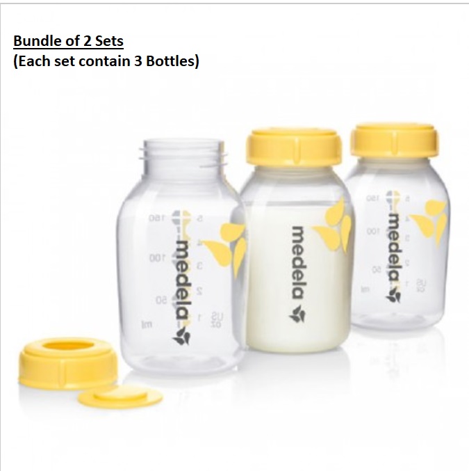 baby-fairMedela Breastmilk Storage Bottle 150ml (3 in 1) Bundle of 2